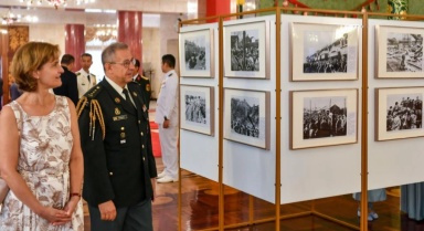 紀念抗戰勝利80周年圖片展在俄舉辦